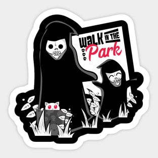 Walk in a Park Sticker